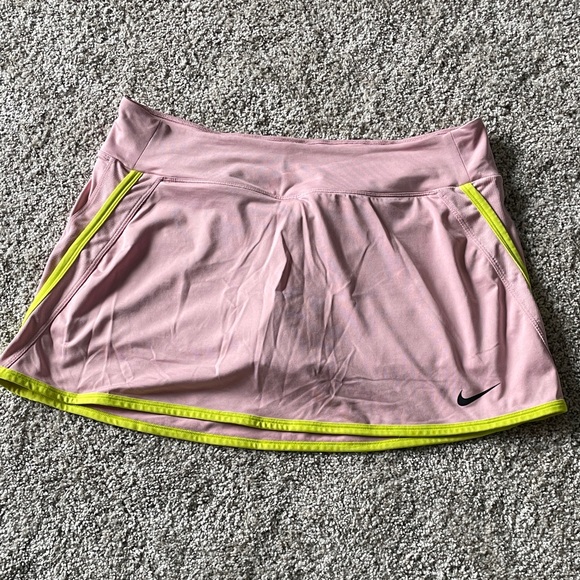 Nike Pants - 3/$15 or 5/$20 Nike Pink Skort with Neon Yellow Trim